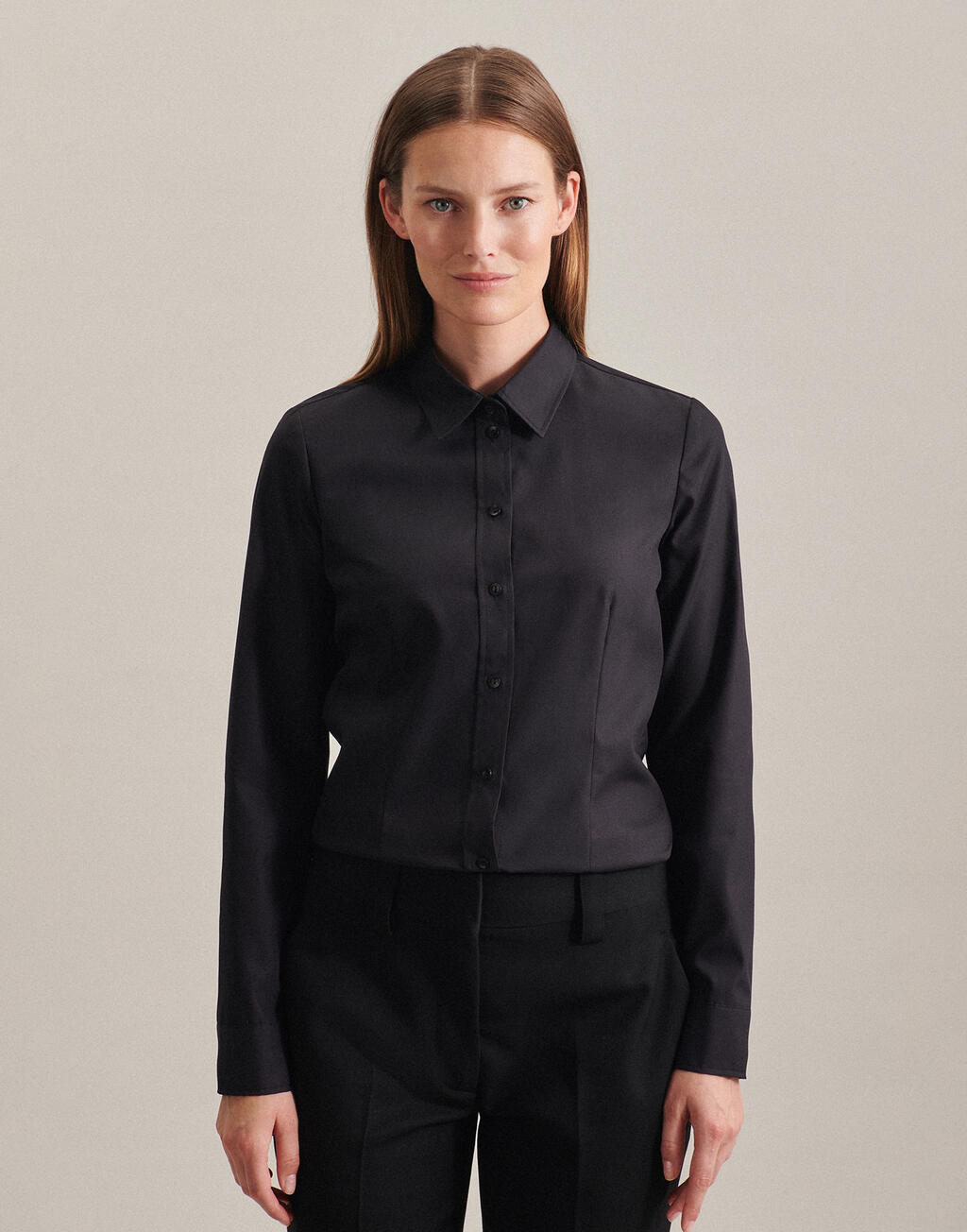  Seidensticker Camisa Kent corte regular manga larga mujer otro