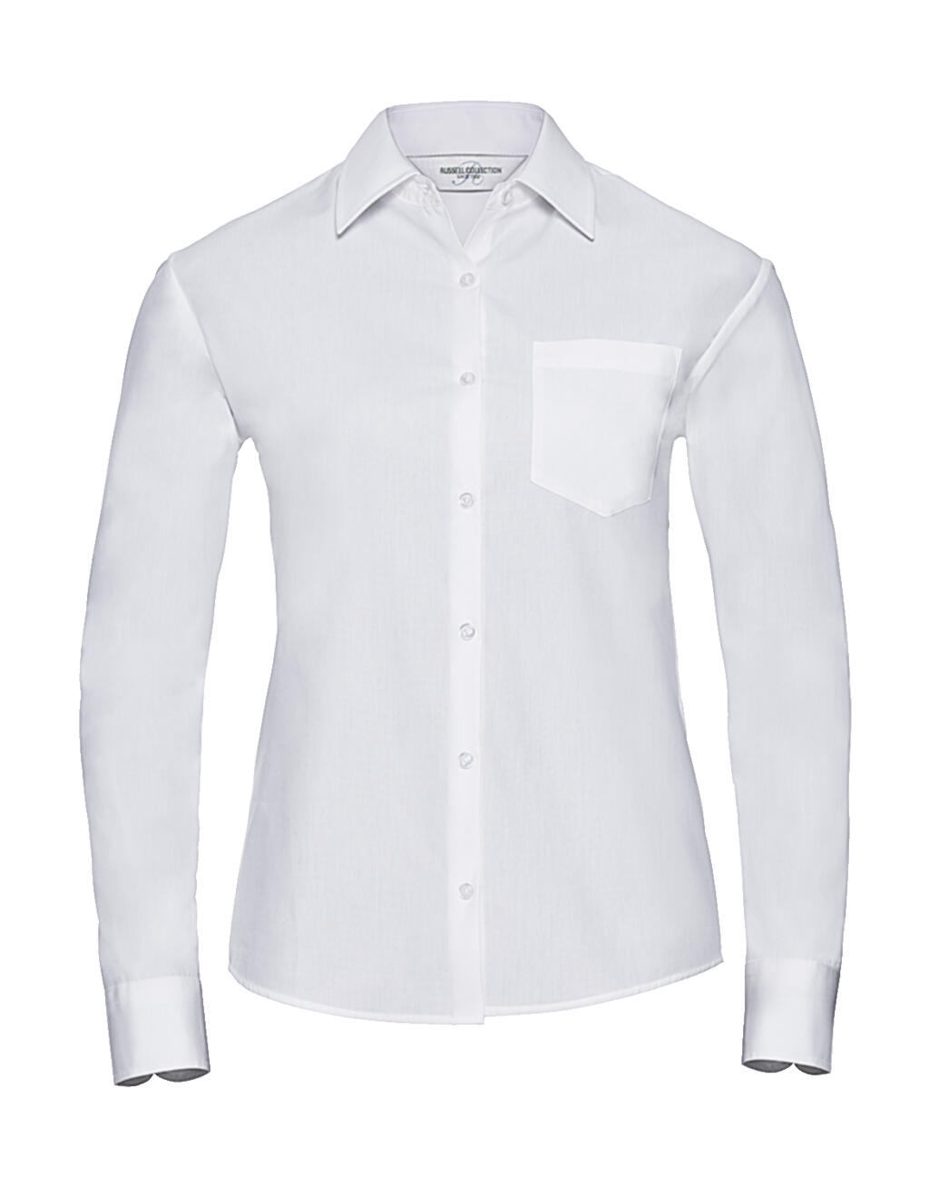 Camisa popelin manga larga White