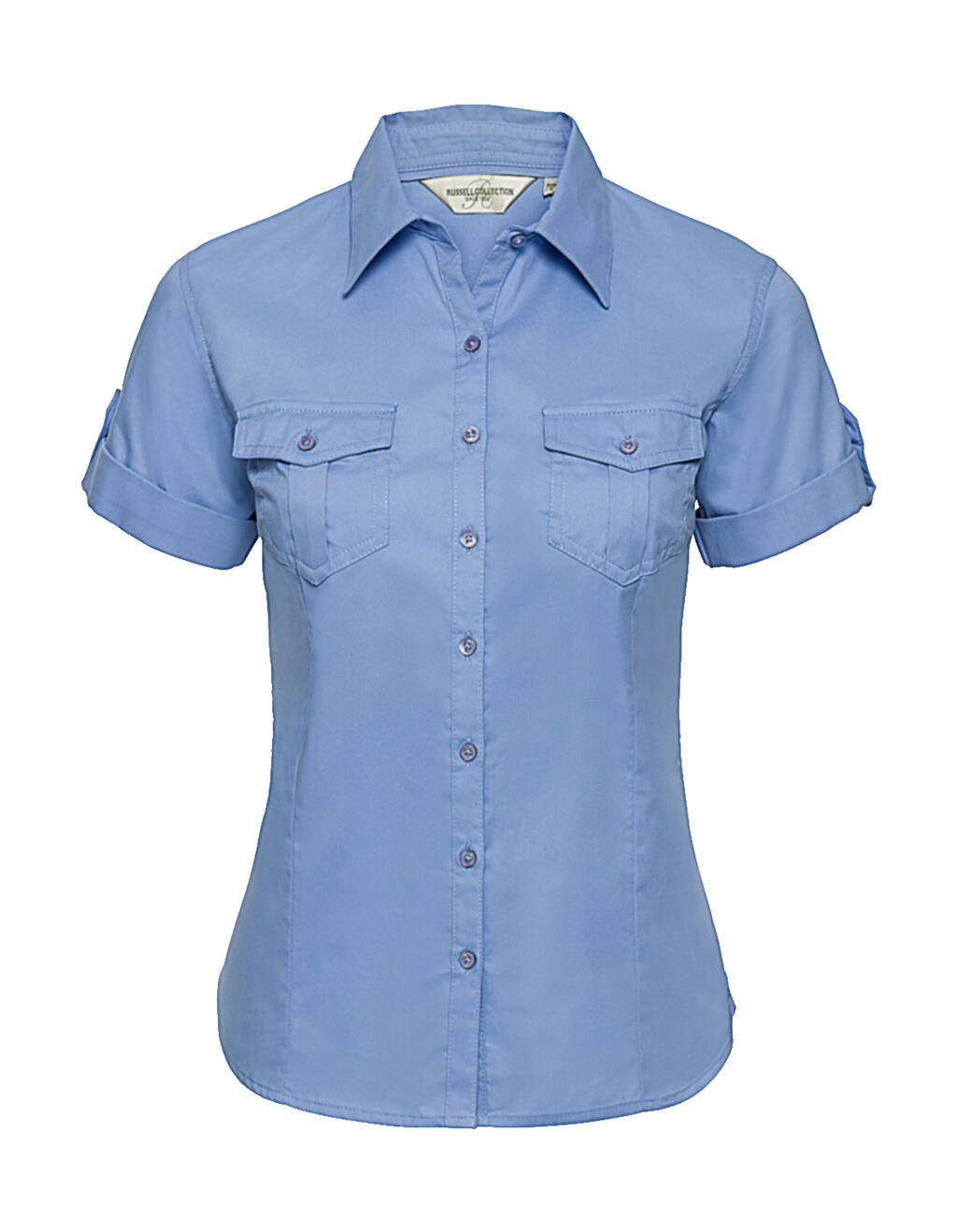 Camisa manga corta mujer Blue