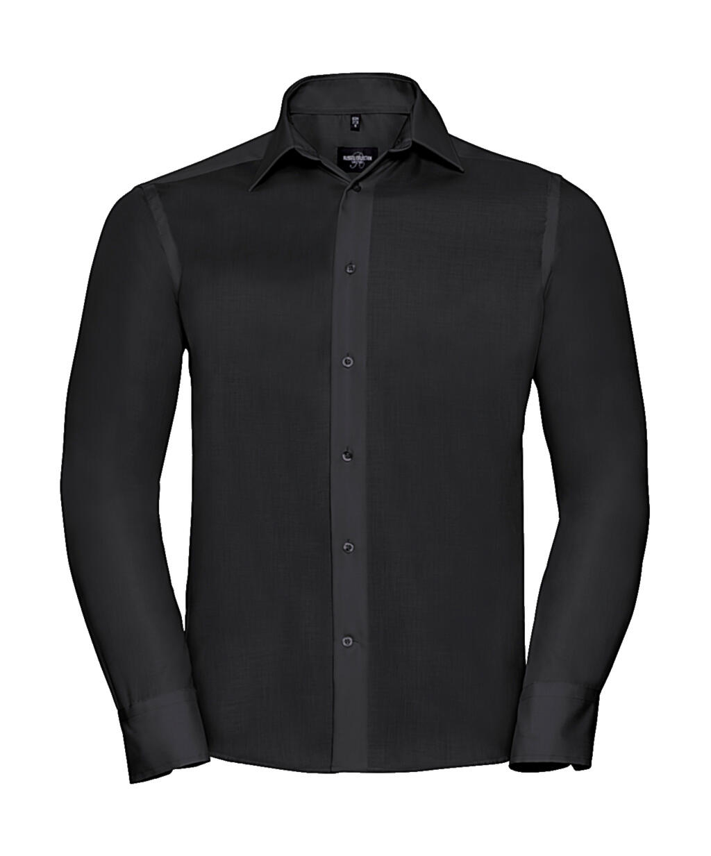 Camisa entallada Ultimate manga larga hombre Black