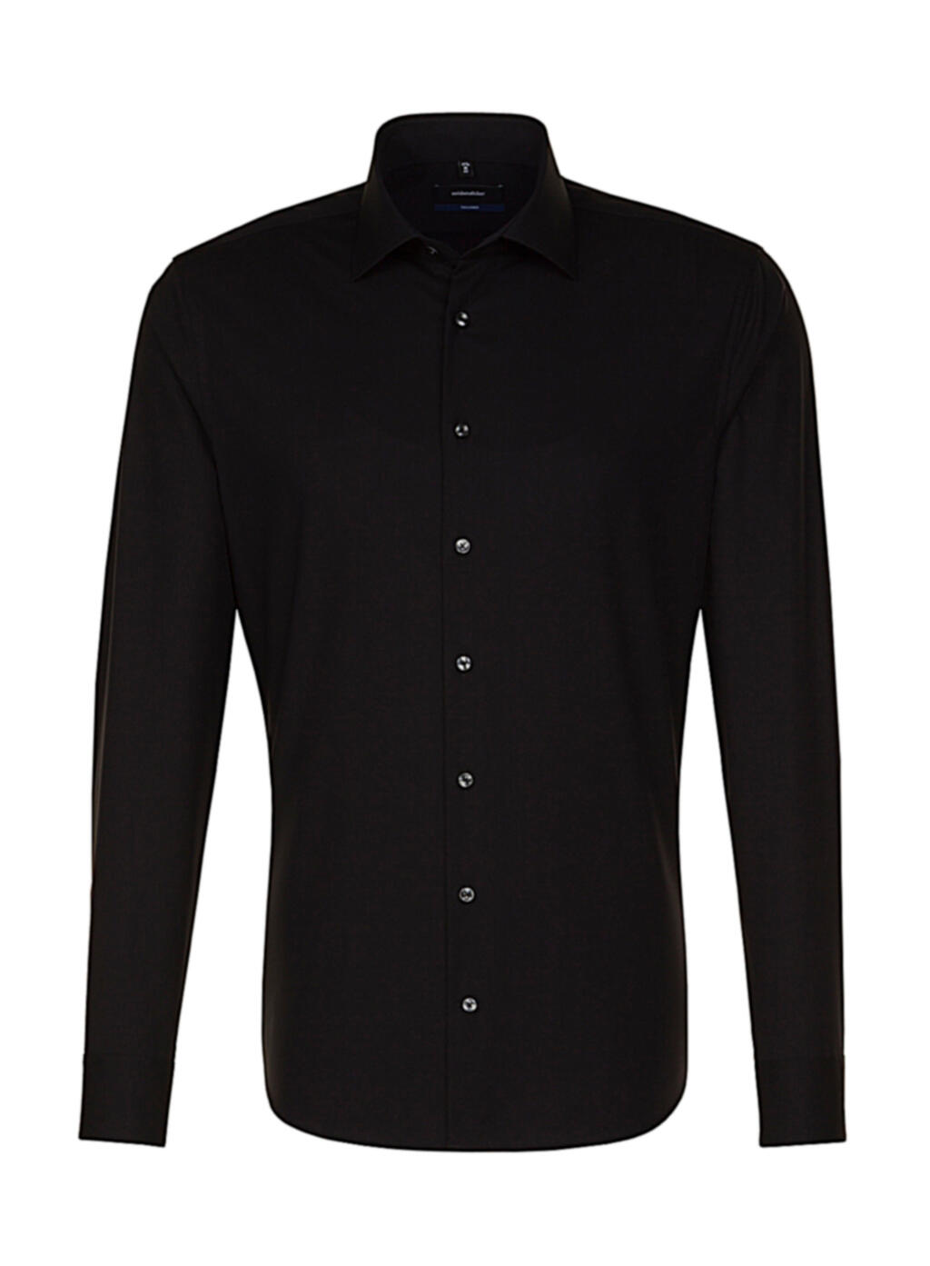 Camisa Kent ajustada manga larga hombre  Black
