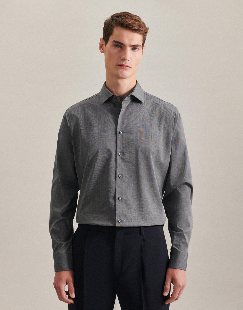  Seidensticker Camisa Kent ajustada manga larga hombre otro