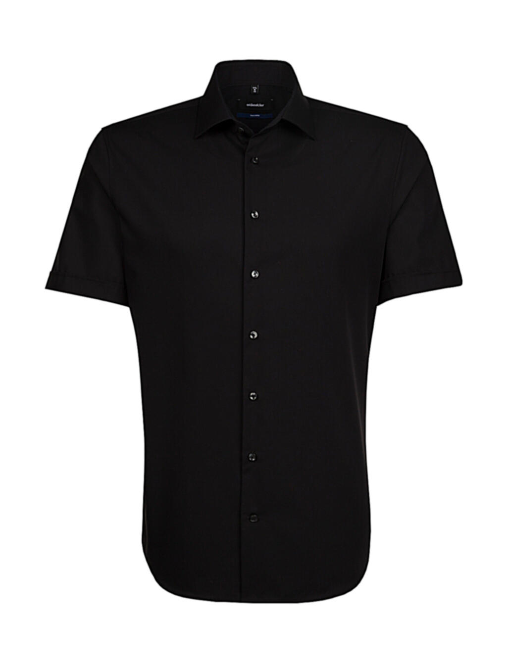 Camisa Shaped Fit manga corta Business Kent Black