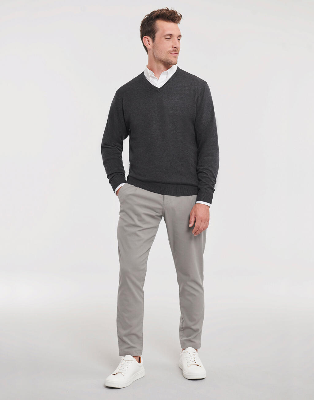  Russell Europe Jersey cuello V de puntootro