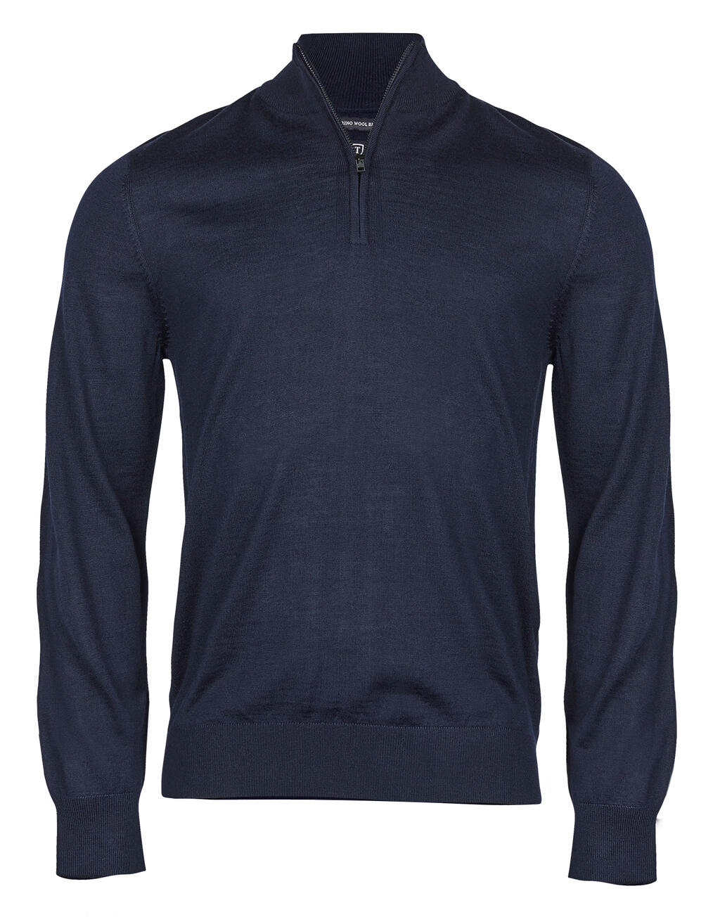 Jersey de hombre media cremallera Navy