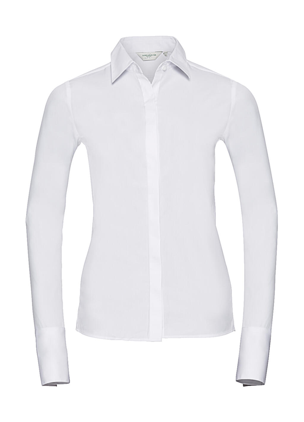 Camisa ajustada manga larga Ultimate mujer White