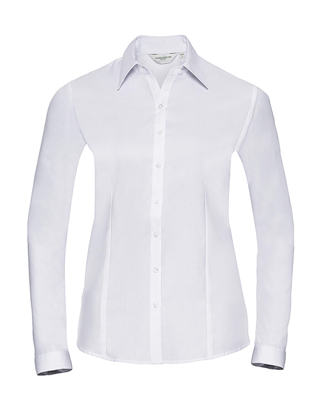 Camisa en espiguilla manga larga mujer White
