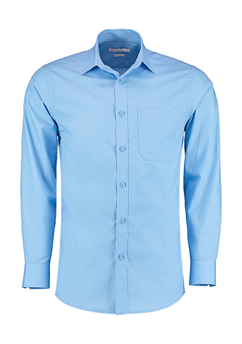 Camisa Popelina LS Light Blue