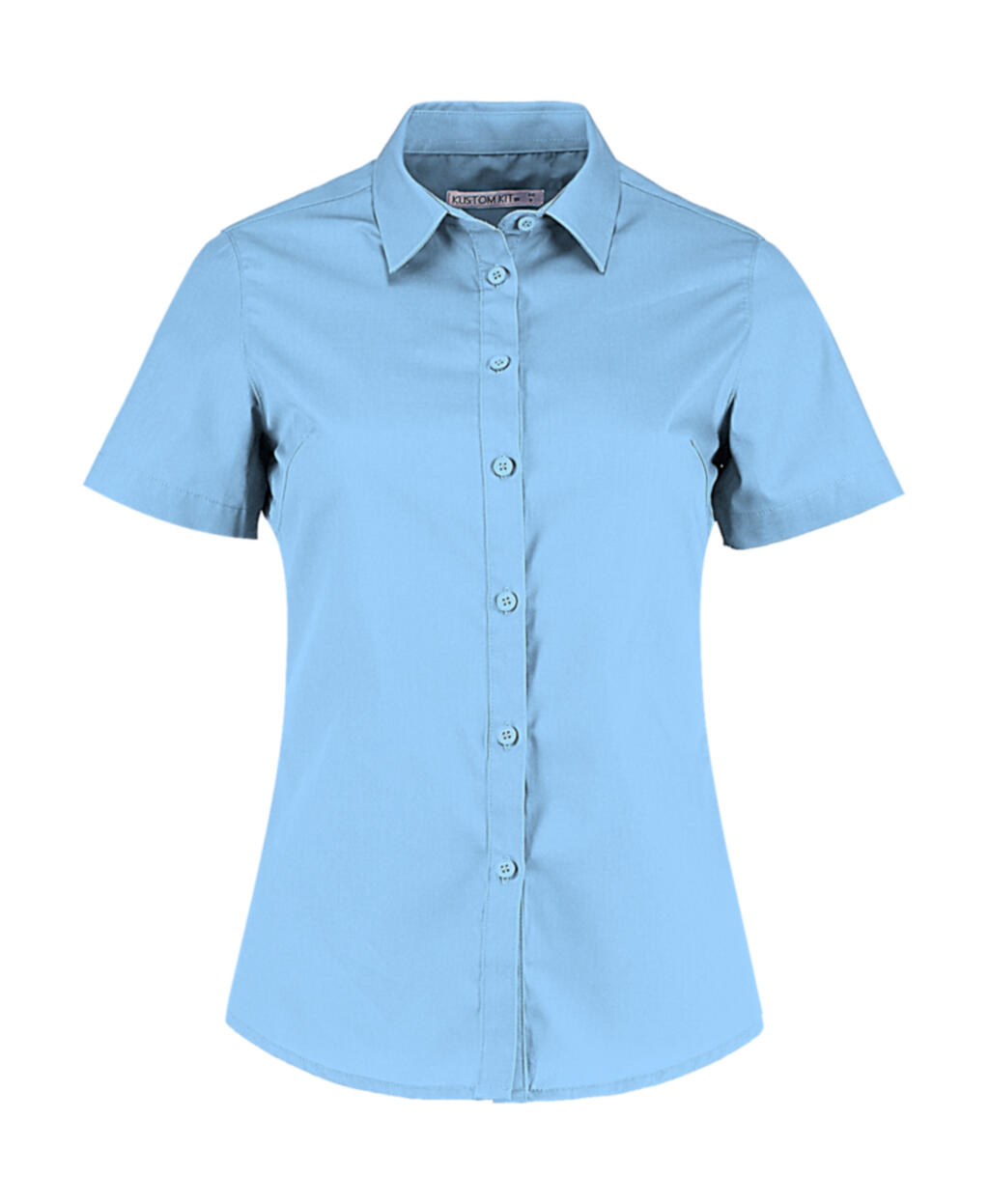 Camisa mujer Popelina entallada Light Blue
