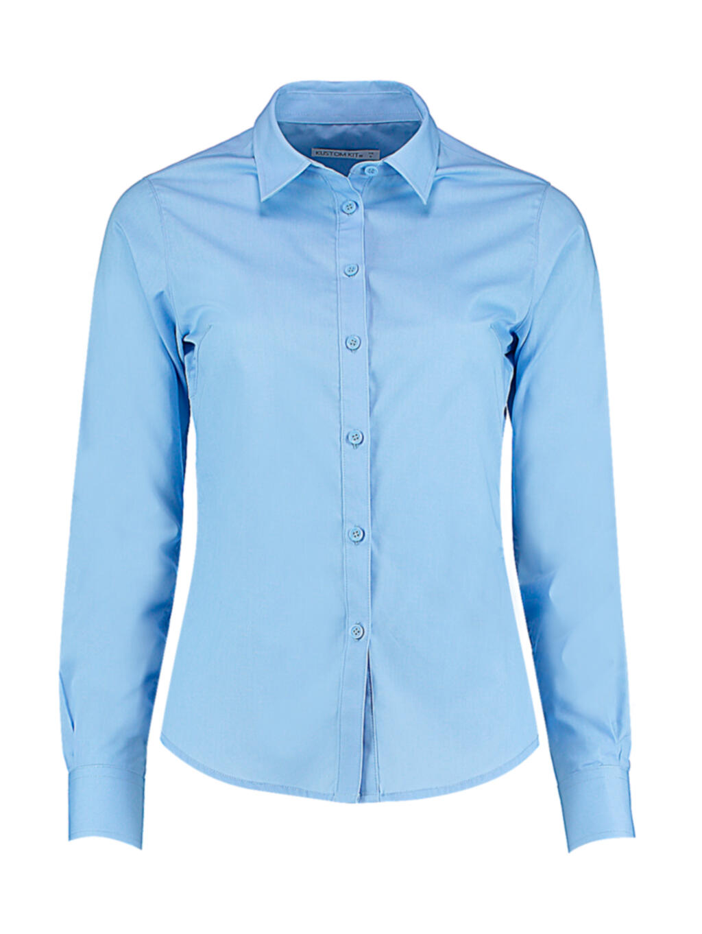 Camisa mujer Popelina LS entallada Light Blue