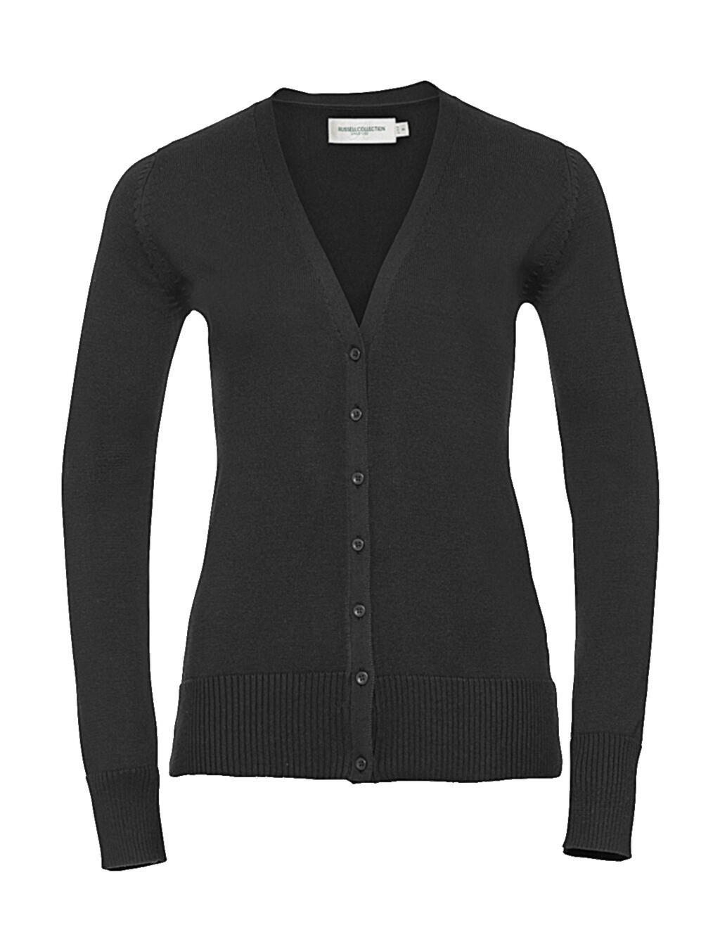 Chaqueta de punto cuello V mujer Charcoal Marl