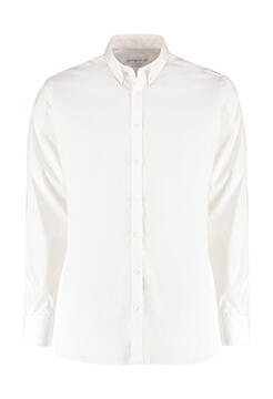 Camisa manga larga Stretch Oxford White
