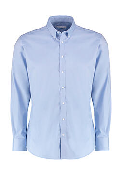 Camisa manga larga Stretch Oxford Light Blue