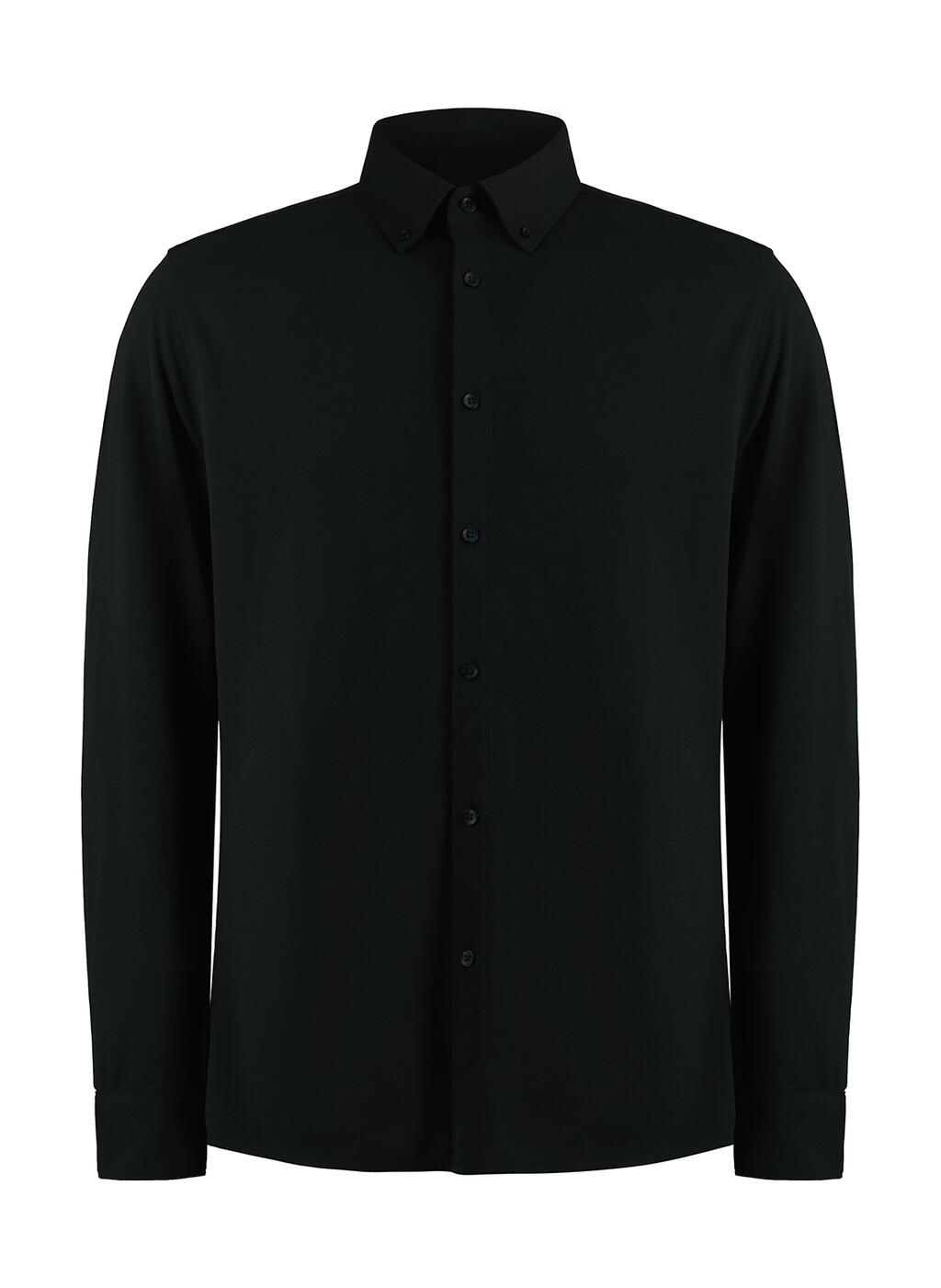 Camisa Tailored Fit Superwash® 60º Piqué Black