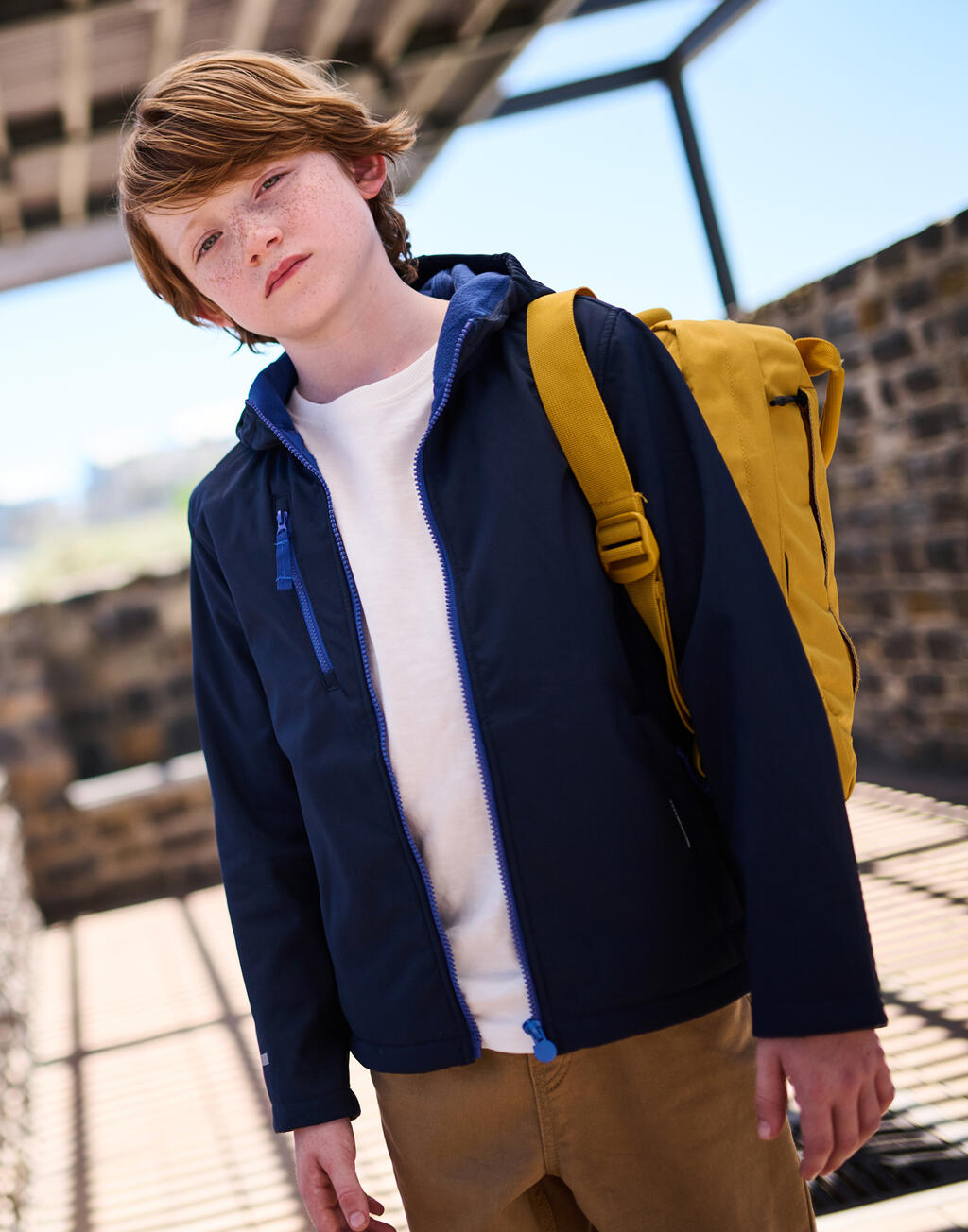  Regatta Softshell 3 capas con capucha Junior Ablaze