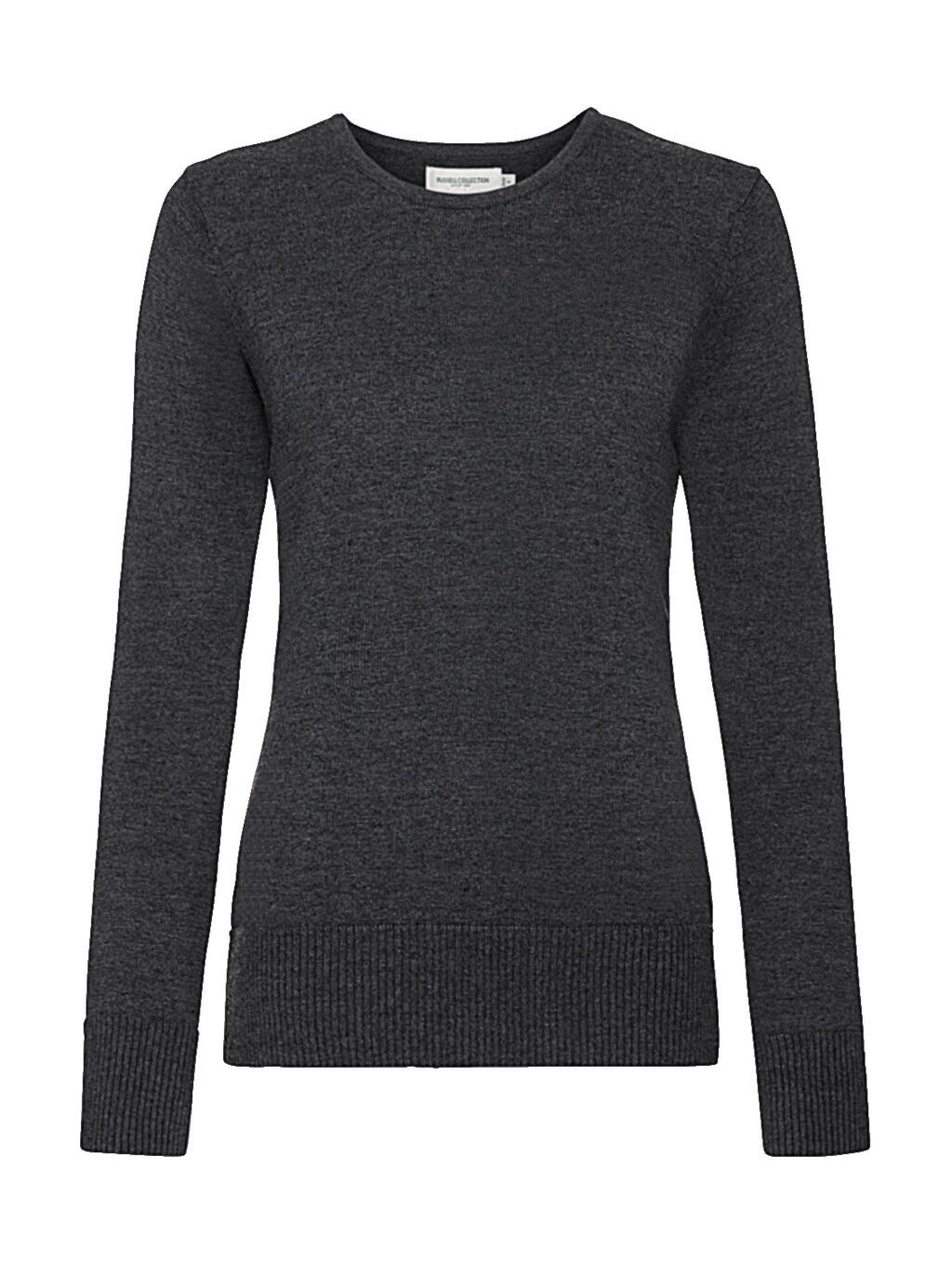 Jersey mujer cuello redondo Charcoal Marl