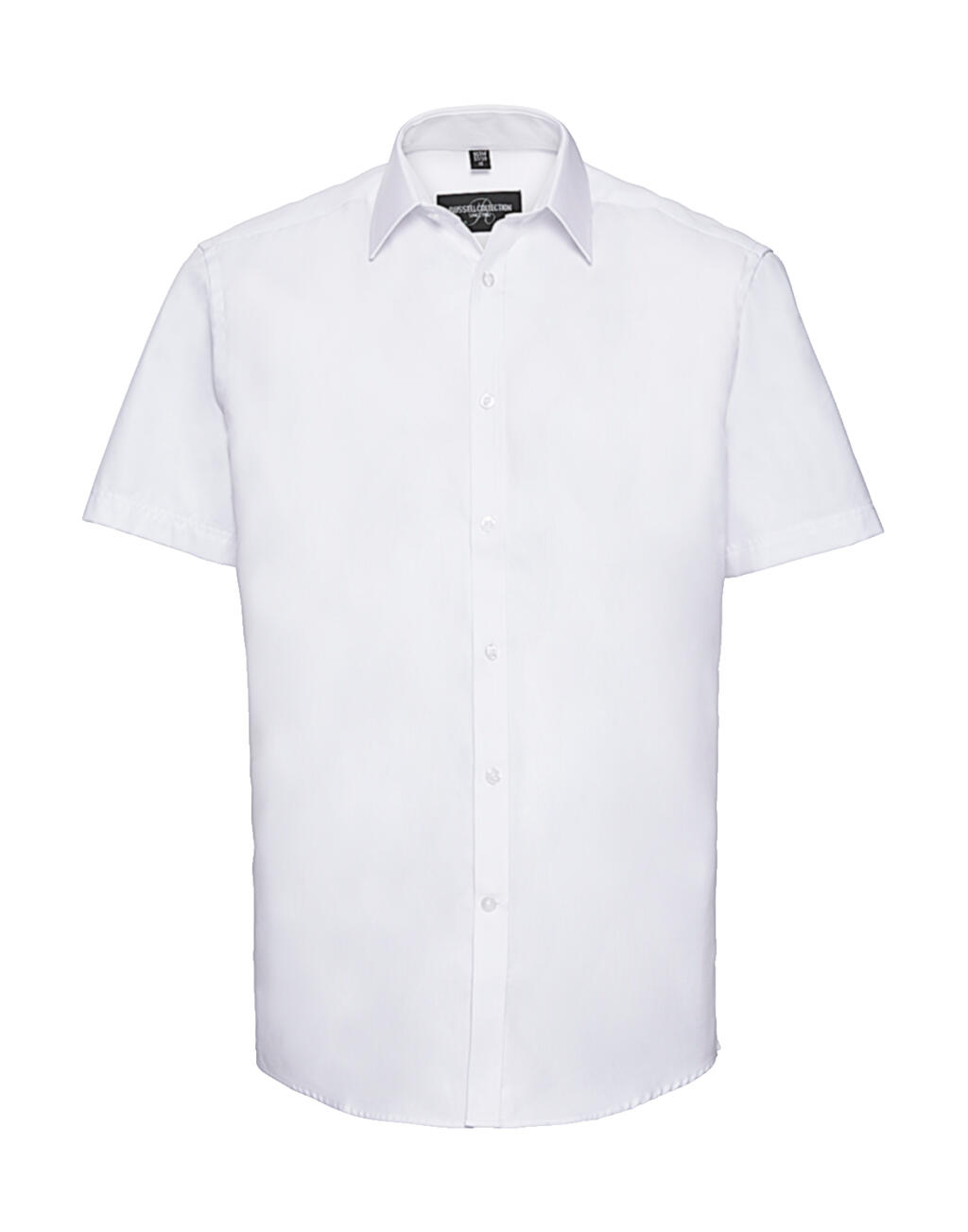 Camisa en espiguilla manga corta hombre White
