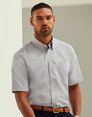 Fruit of the Loom Camisa manga corta. Oxford manga corta