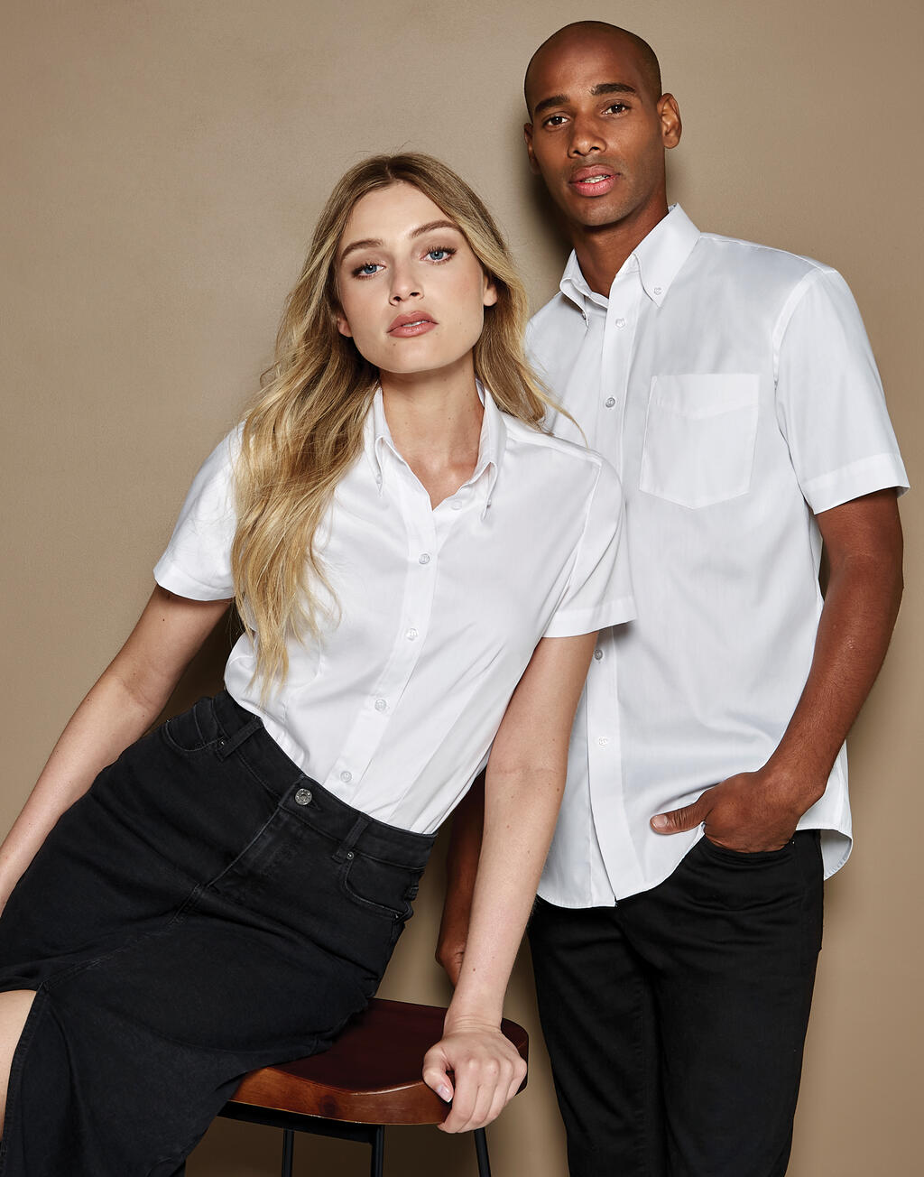  Kustom Kit Camisa Oxford corporativa Classic Fitotro