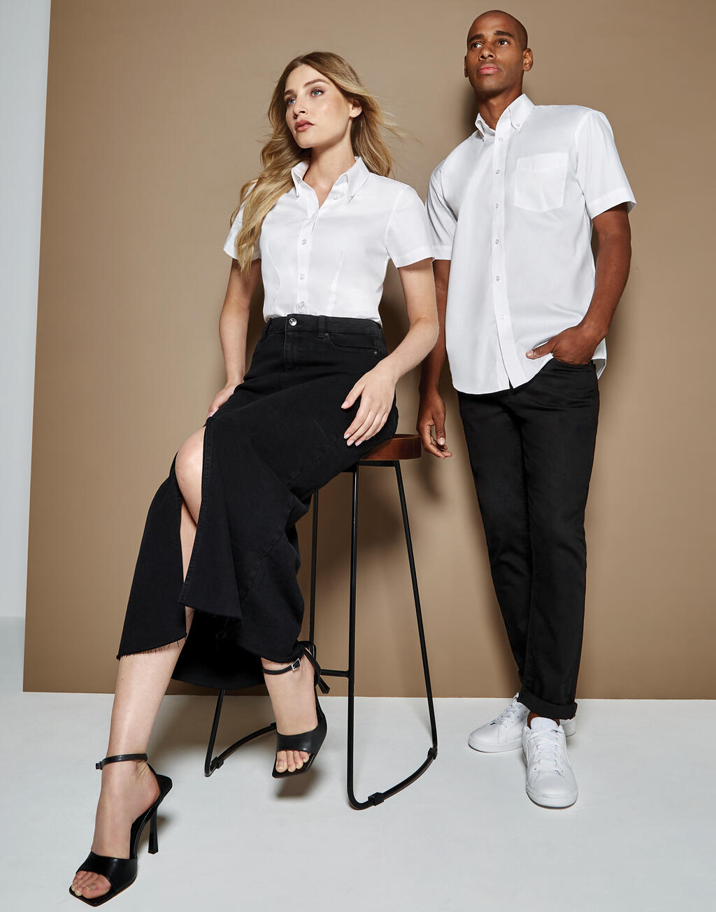  Kustom Kit Camisa Oxford corporativa Classic Fitotro