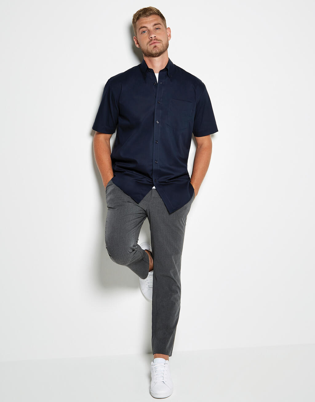  Kustom Kit Camisa Oxford corporativa Classic Fitotro