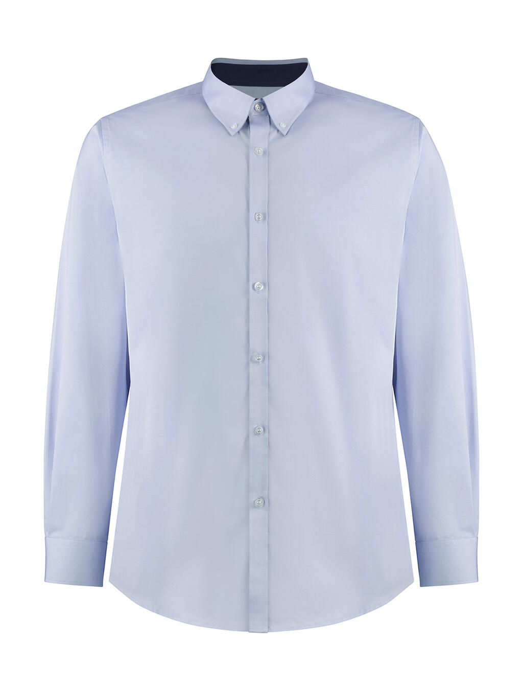 Camisa Manga Larga Oxford en Contraste Light Blue/Navy
