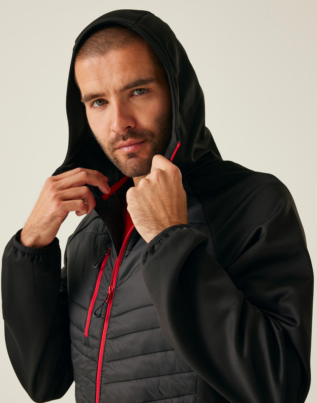 Chaqueta híbrida con capucha Navigate hombre - vista 2