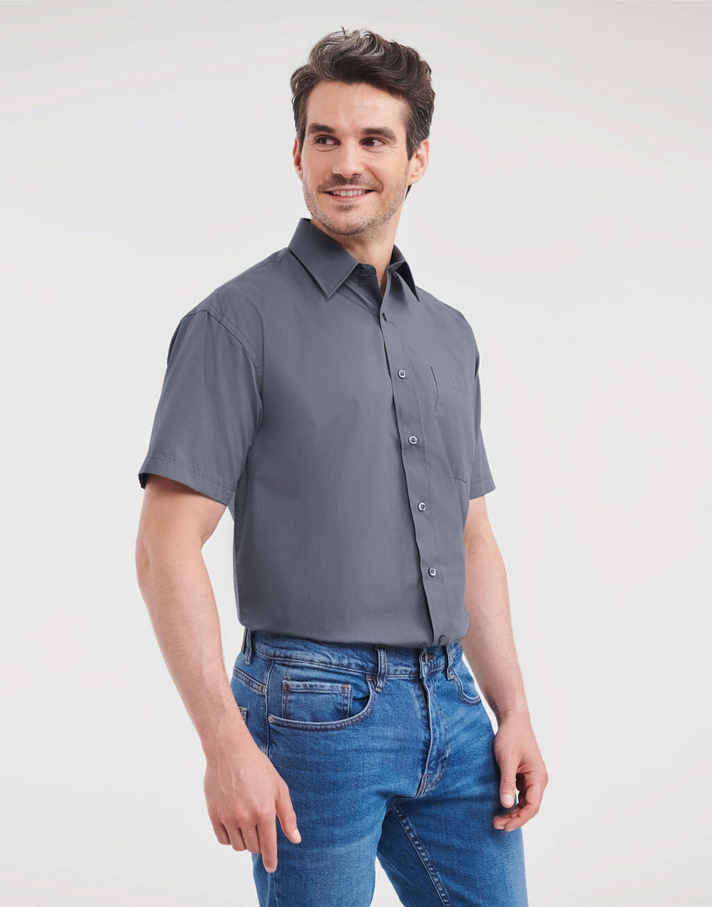  Russell Europe Camisa popelin manga corta con bolsillootro