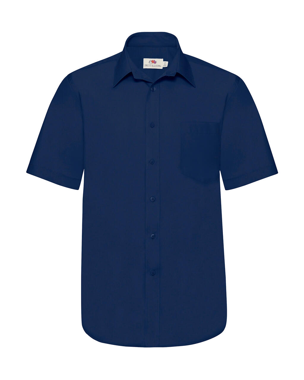 Camisa Popelin manga corta hombre  Navy