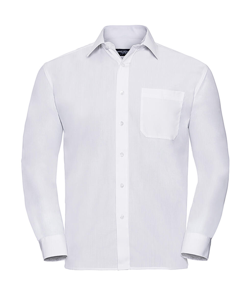 Camisa popelin manga larga White