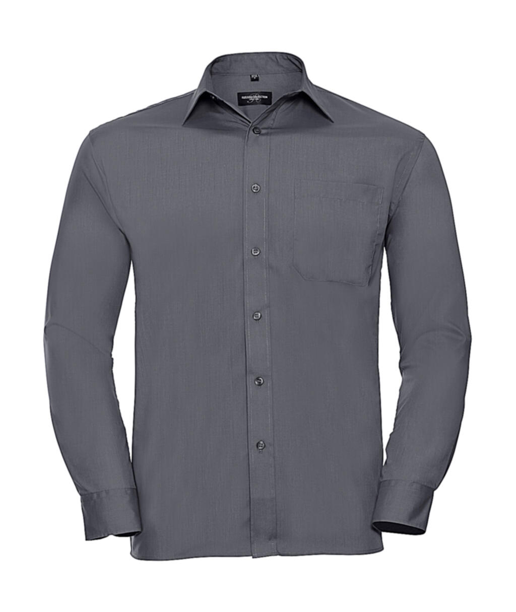 Camisa popelin manga larga Convoy Grey
