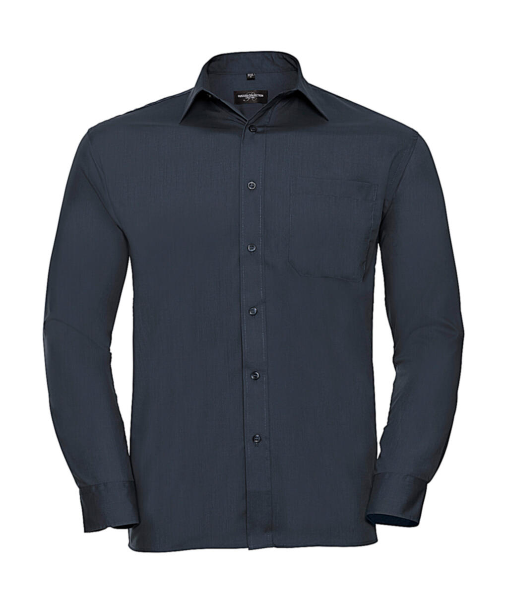 Camisa popelin manga larga French Navy