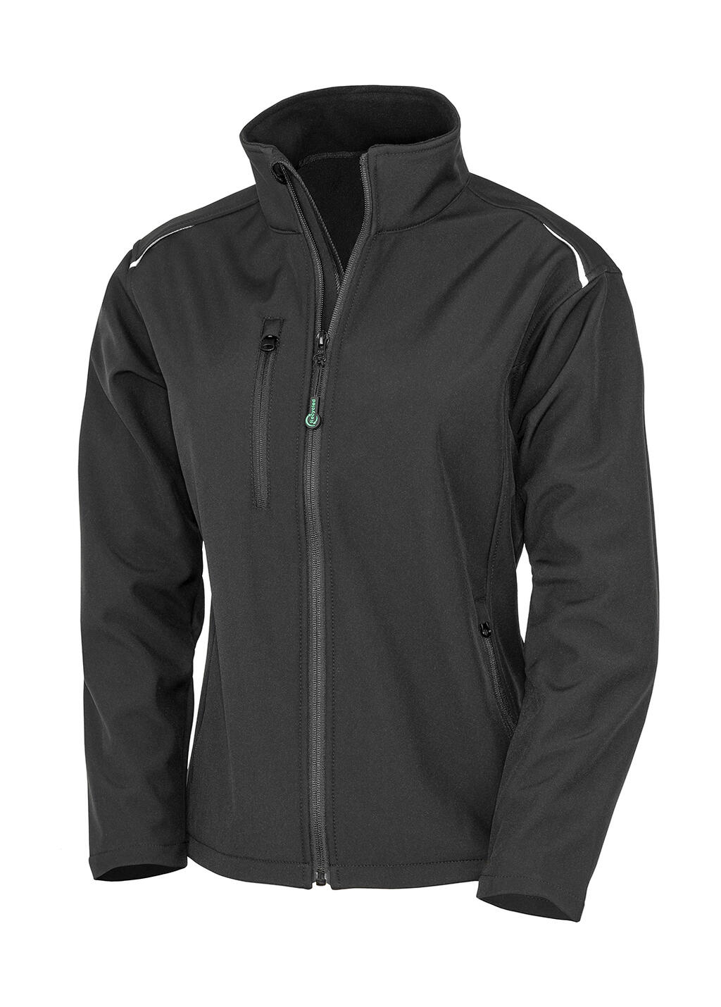 Chaqueta softshell 3 capas mujer reciclada Black
