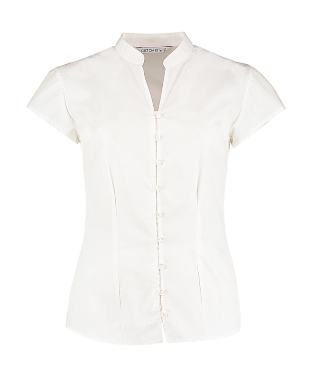 Camisa Continental cuello mandarín White