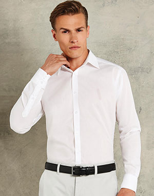 Kustom Kit Camisa entallada manga larga