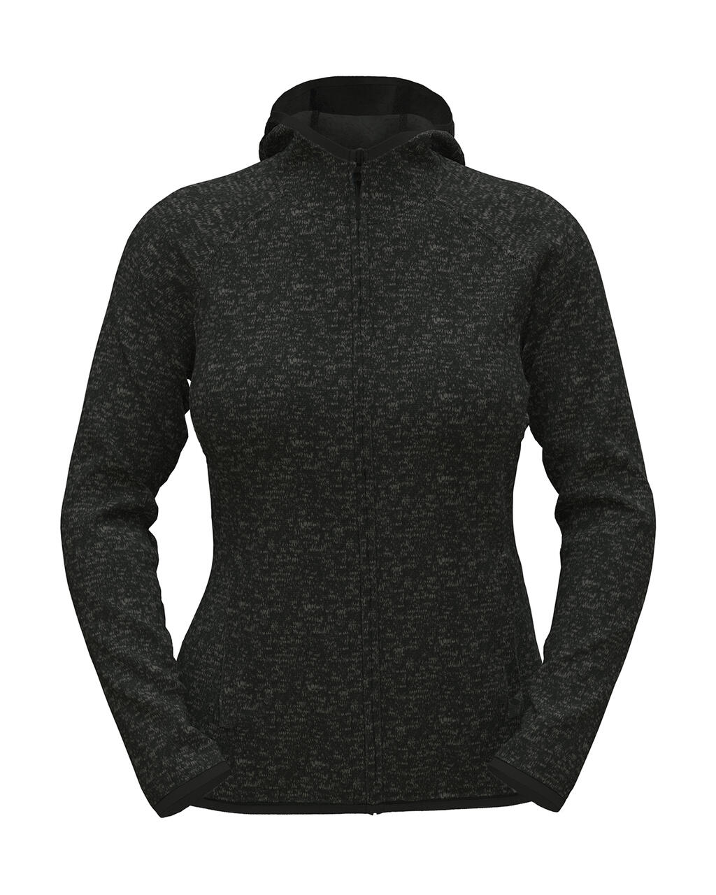 Chaqueta Polar con Capucha Lux para Mujer Black Opal Heather