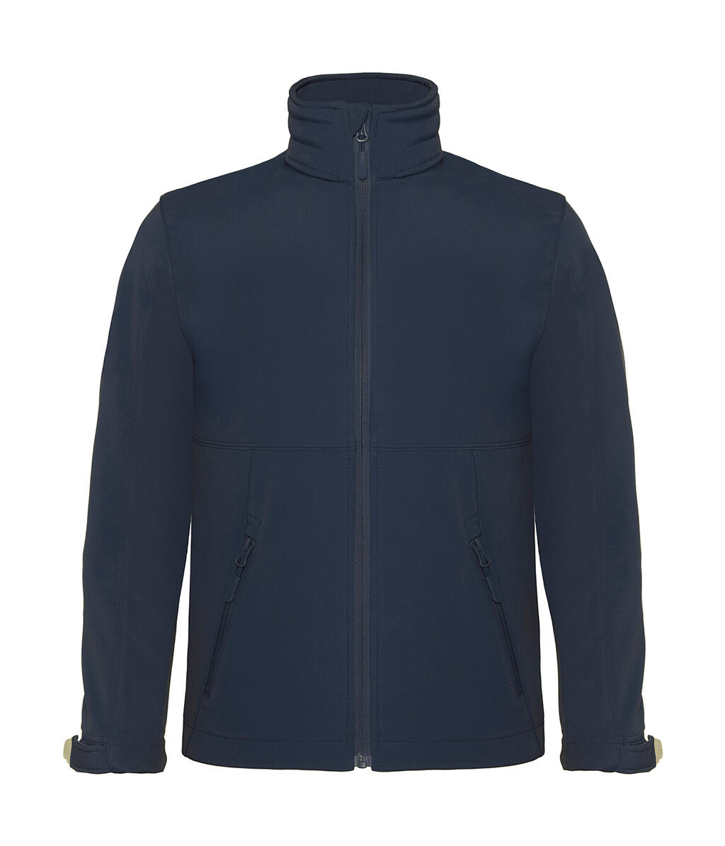 Capucha manga montada niño Hooded Softshell/kids Navy