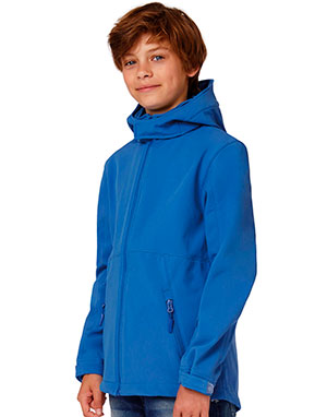 B & C Capucha manga montada niño Hooded Softshell/kids