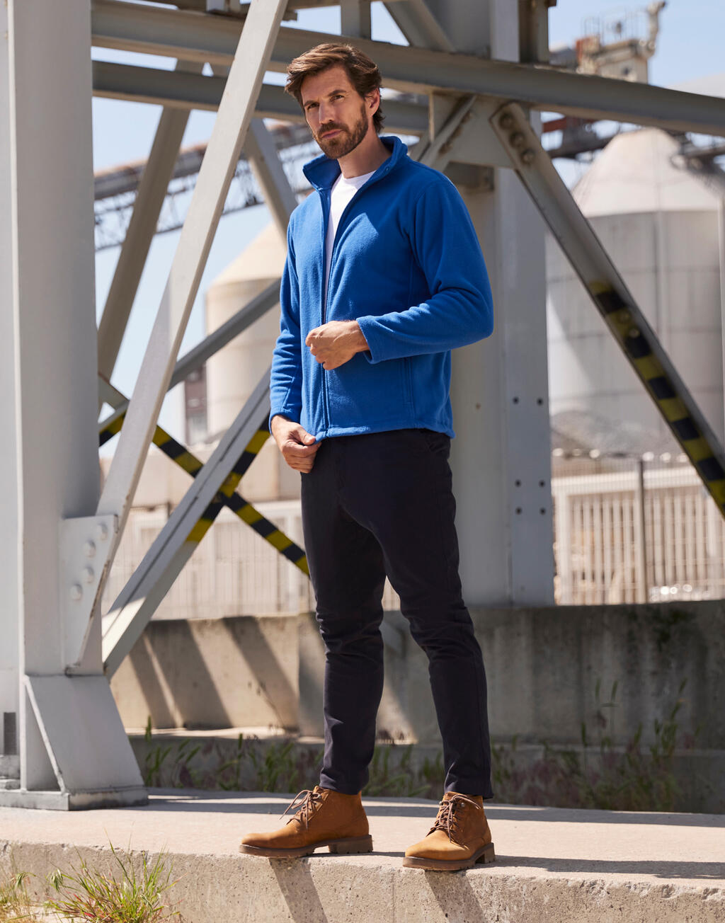 Polar cremallera entera hombre