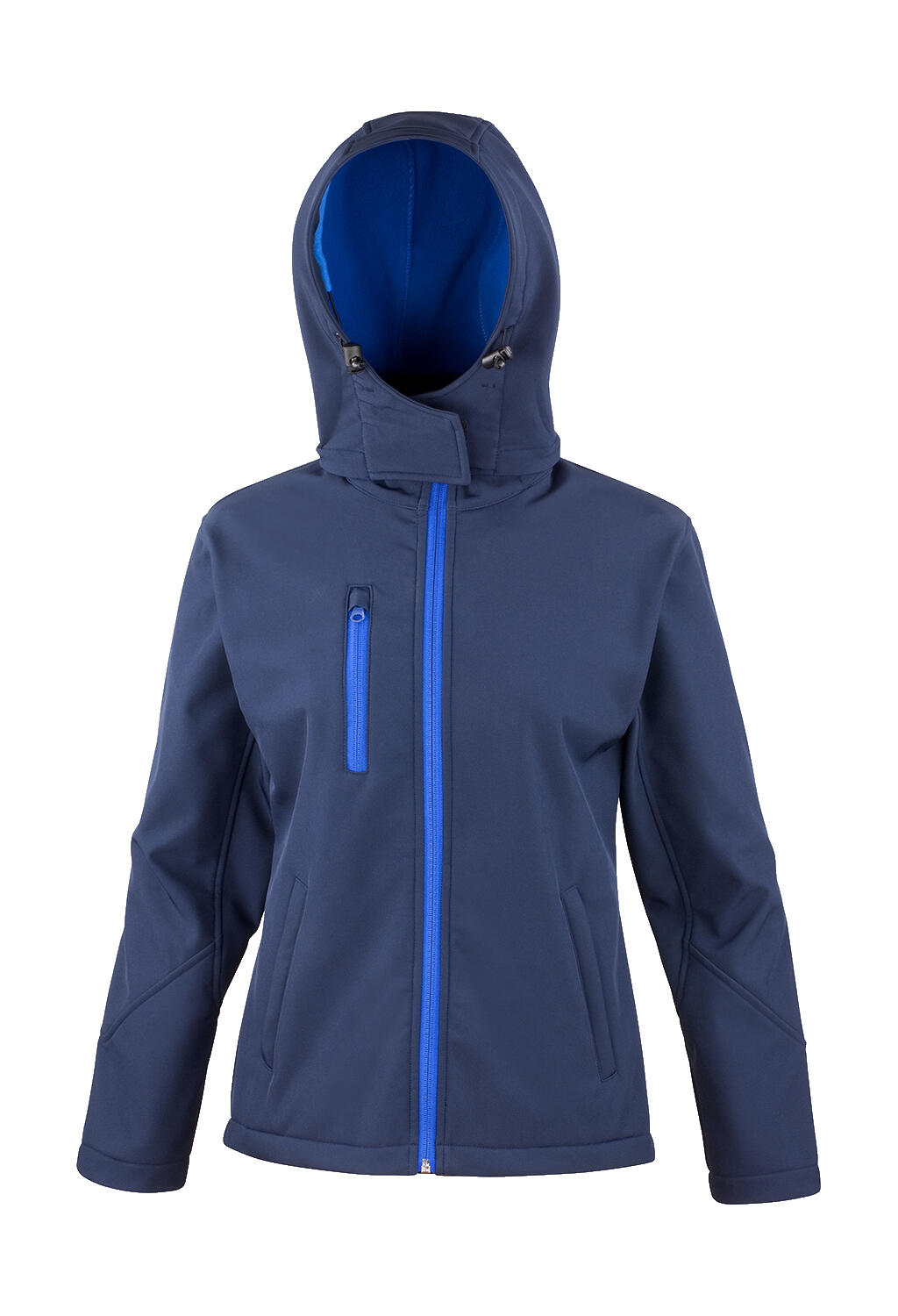 Softshell con capucha Tx mujer Navy/Royal