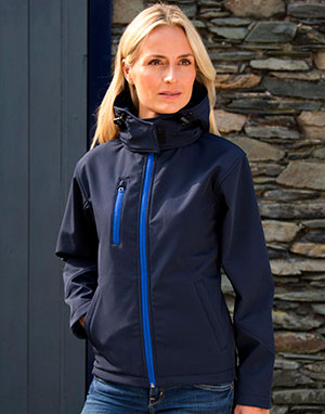 Result Softshell con capucha Tx mujer