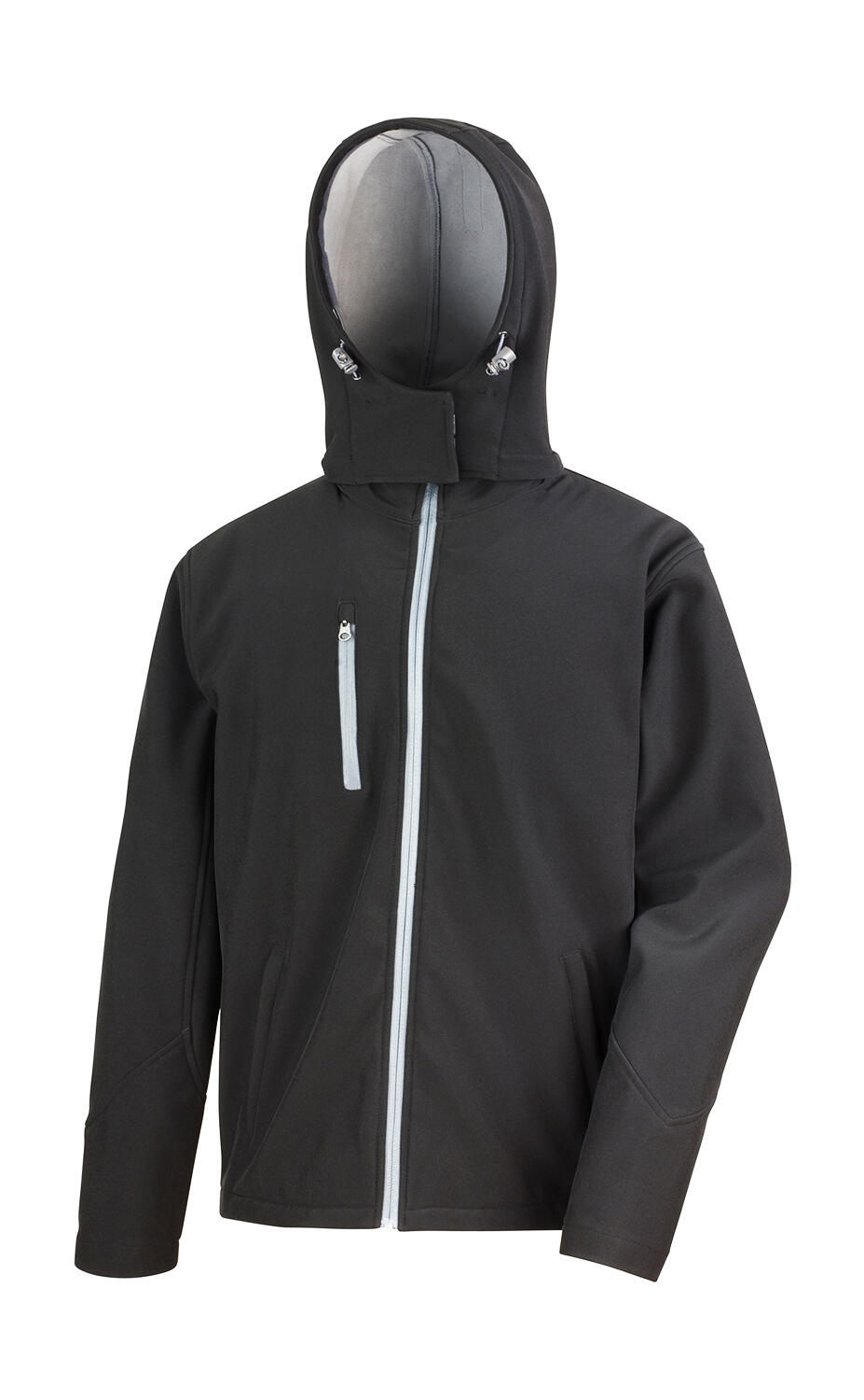 Softshell con capucha Tx hombre Black/Grey