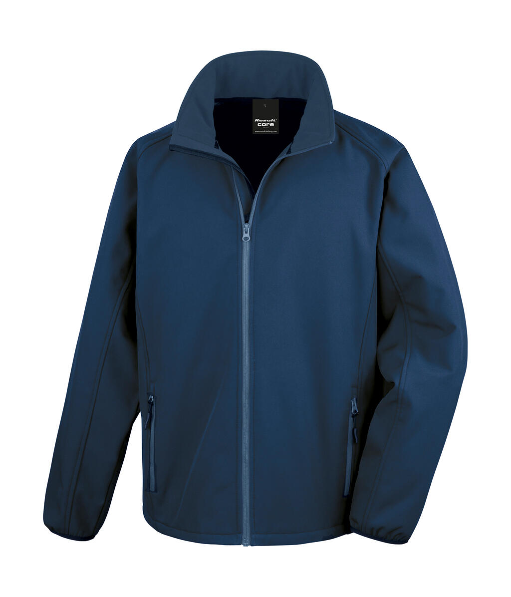 Chaqueta Softshell Printable hombre Navy/Navy