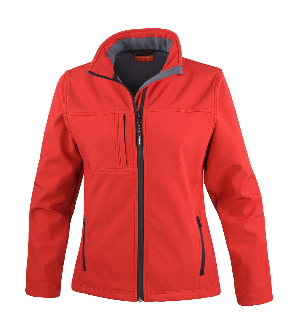 Chaqueta Softshell clásica mujer Red
