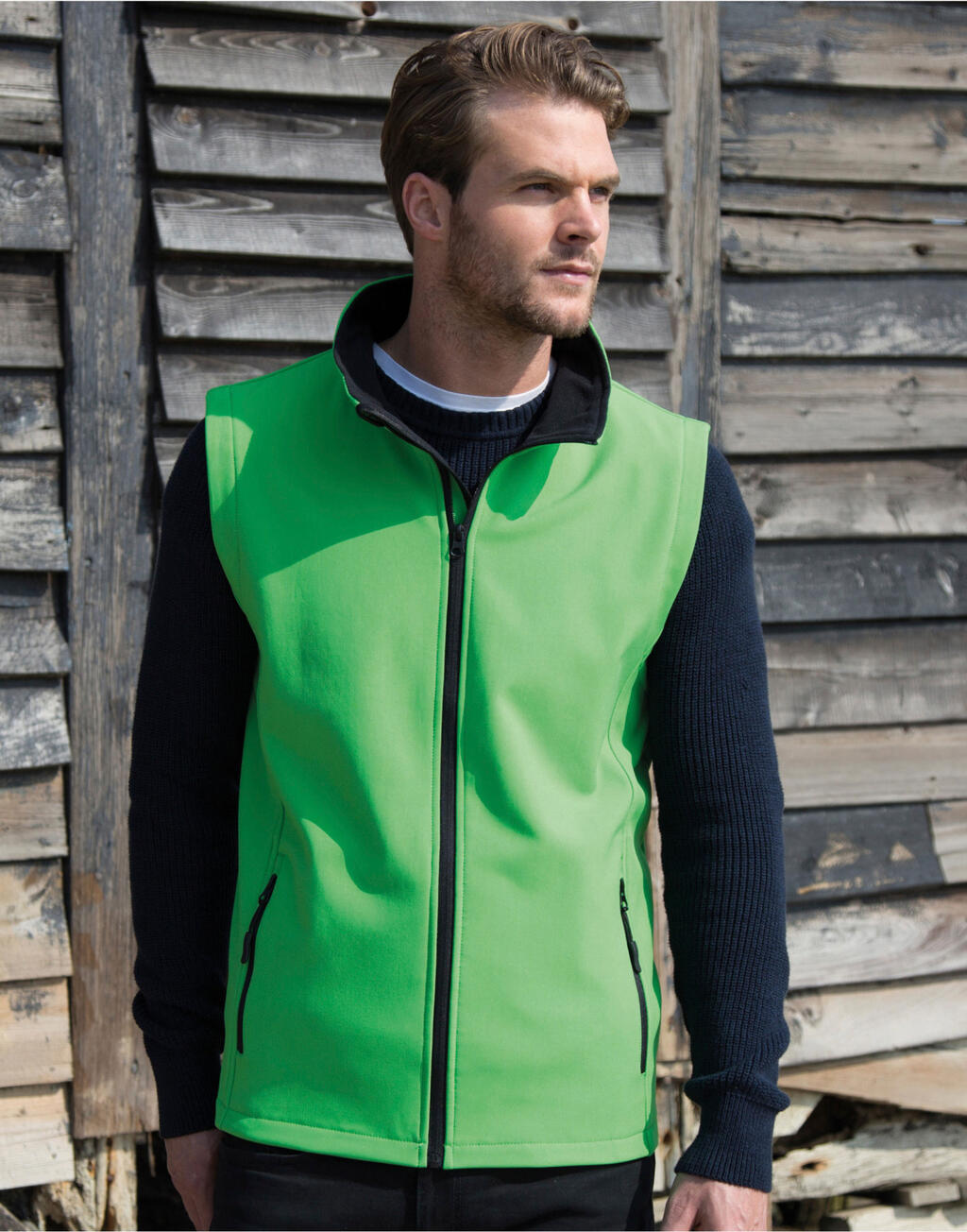 Chaleco Softshell Printable hombre