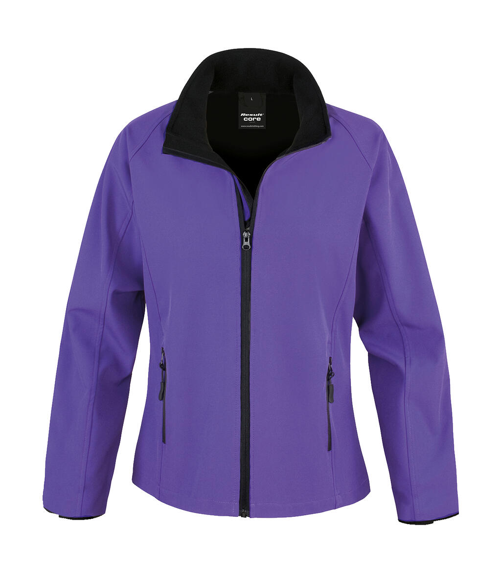 Chaqueta Softshell Printable mujer Purple/Black