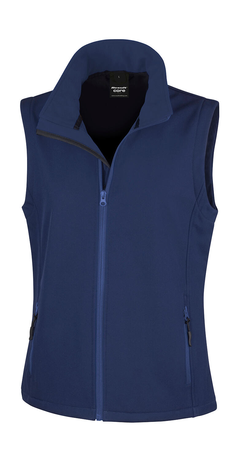 Chaleco Softshell Printable mujer Navy/Navy
