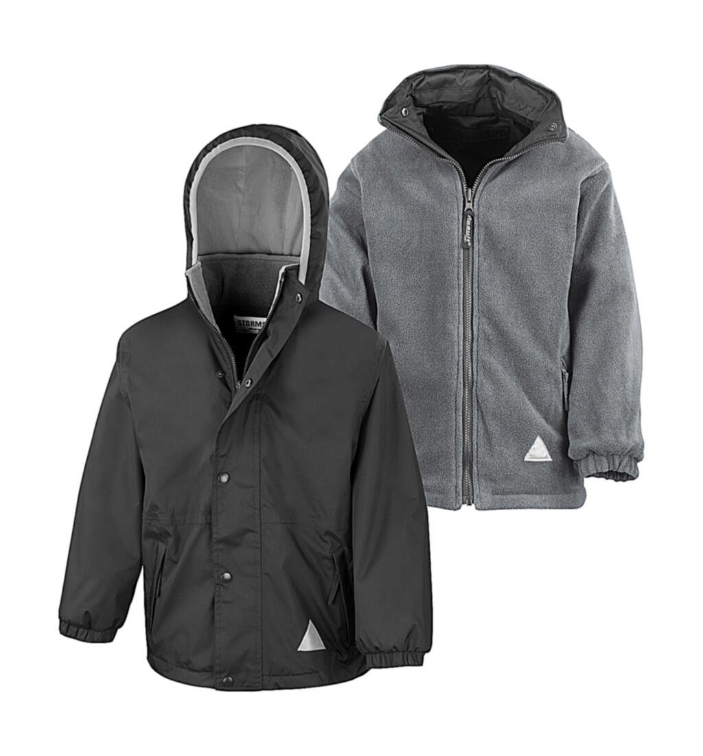 Abrigo Reciclado Stormdri 4000 Junior Black/Grey