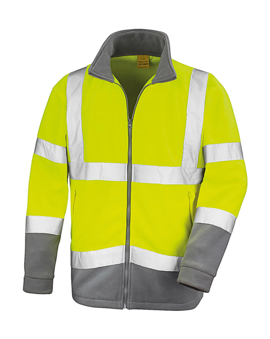 Micropolar de seguridad Fluo Yellow/Grey