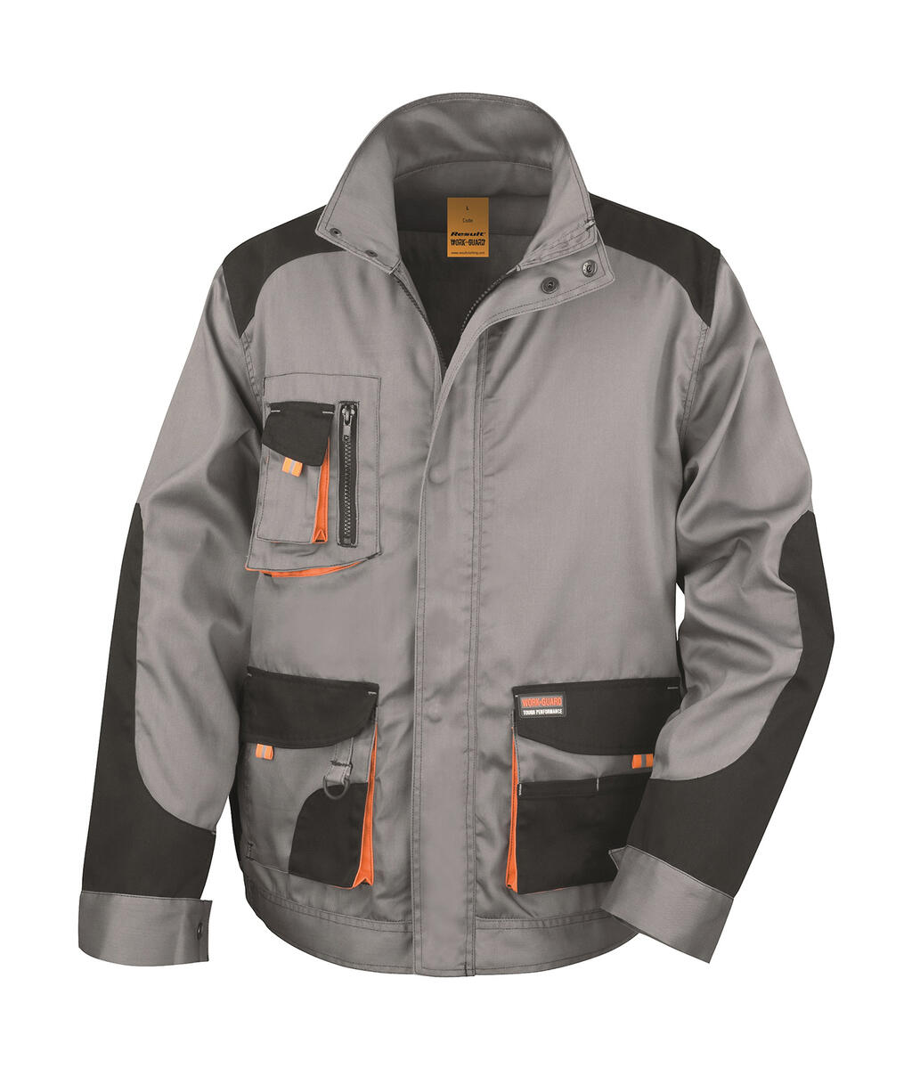 Chaqueta Lite Grey/Black/Orange